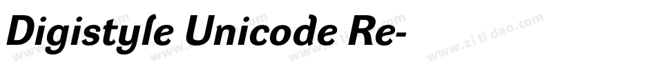Digistyle Unicode Re字体转换